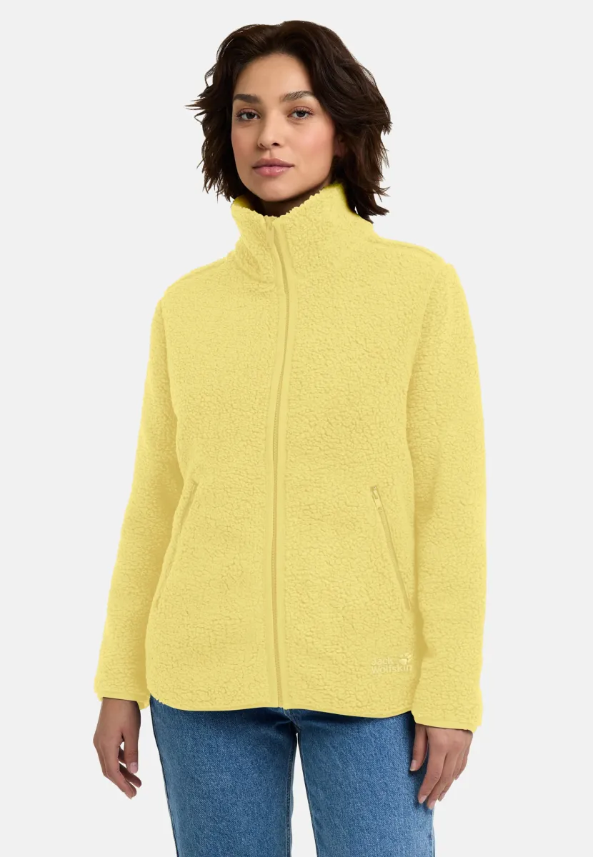 HIGH CURL - Fleecejacke - lemon ice