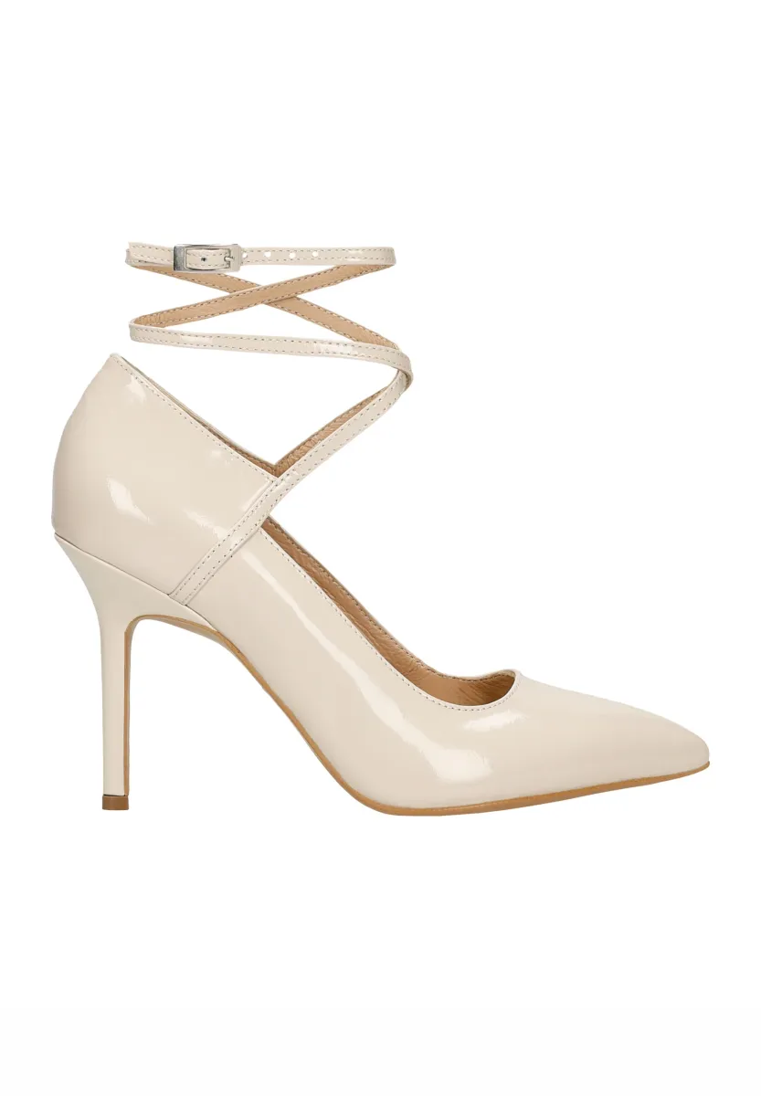 High Heel Pumps - beige