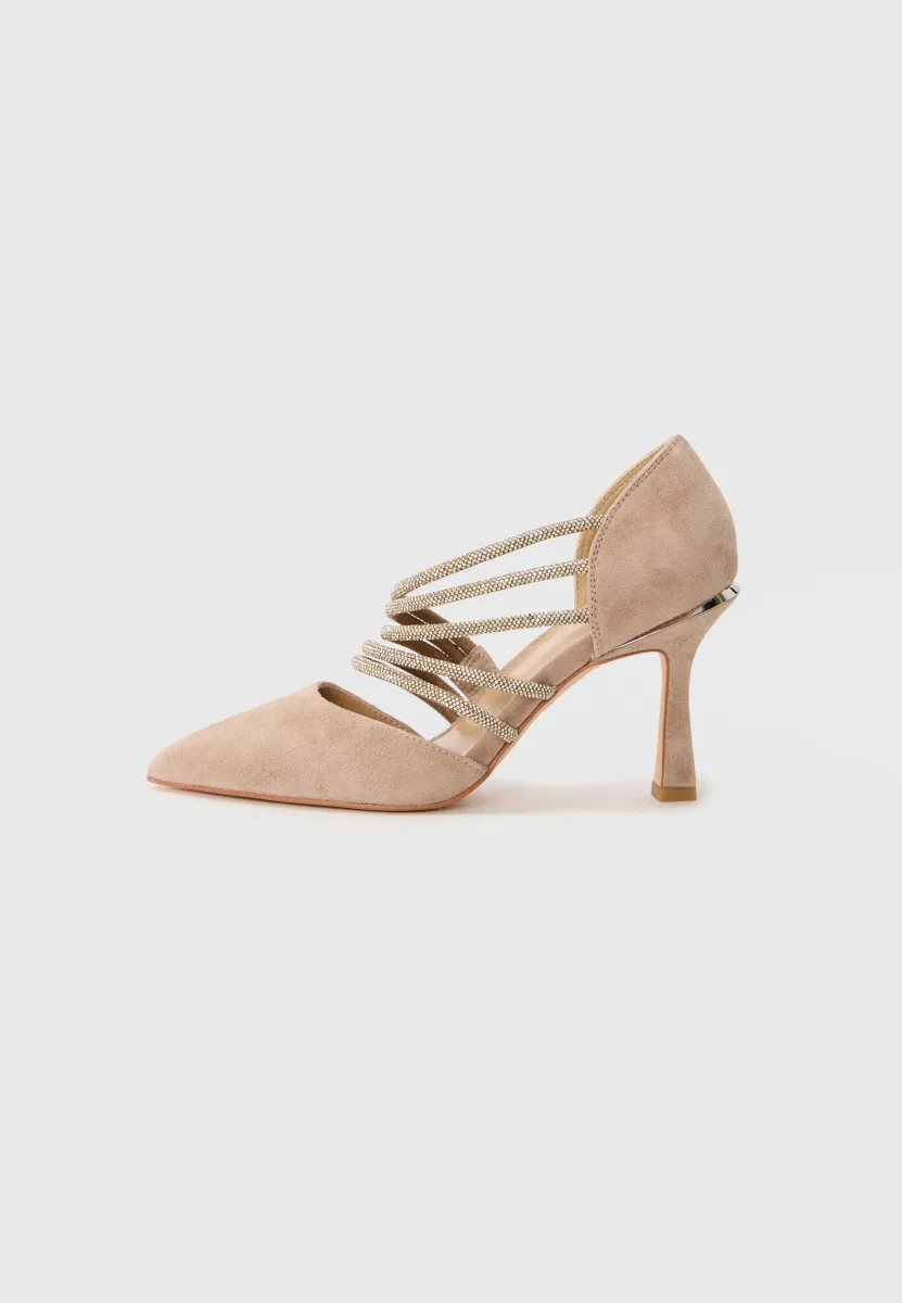 High Heel Pumps - beige