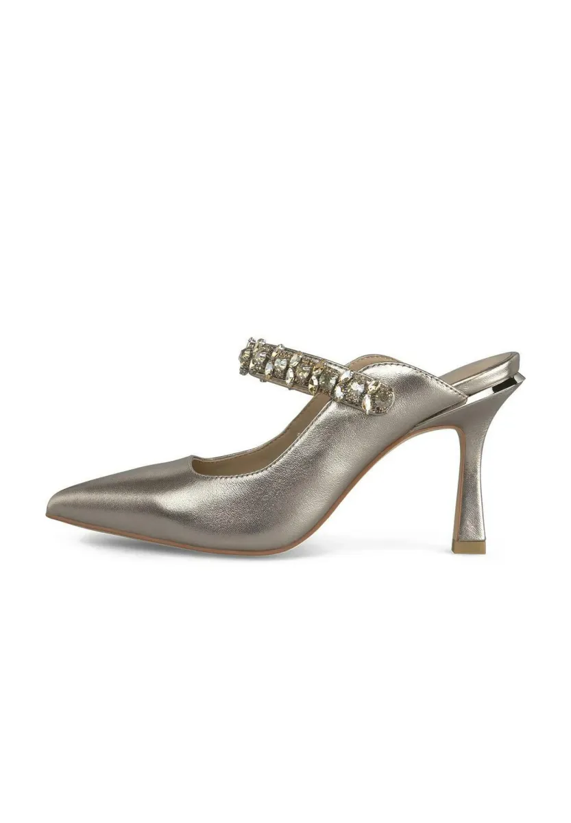 High Heel Pumps - bronze