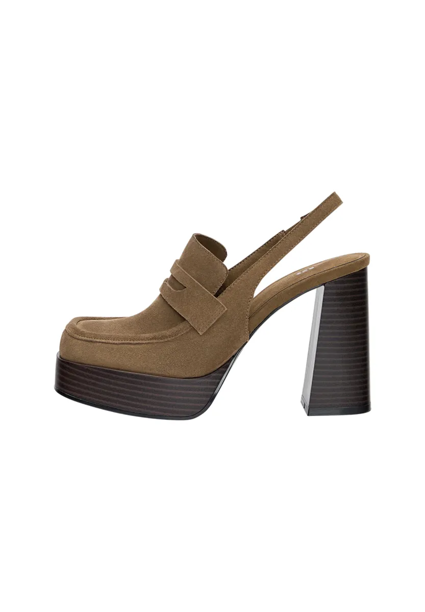 High Heel Pumps - brown