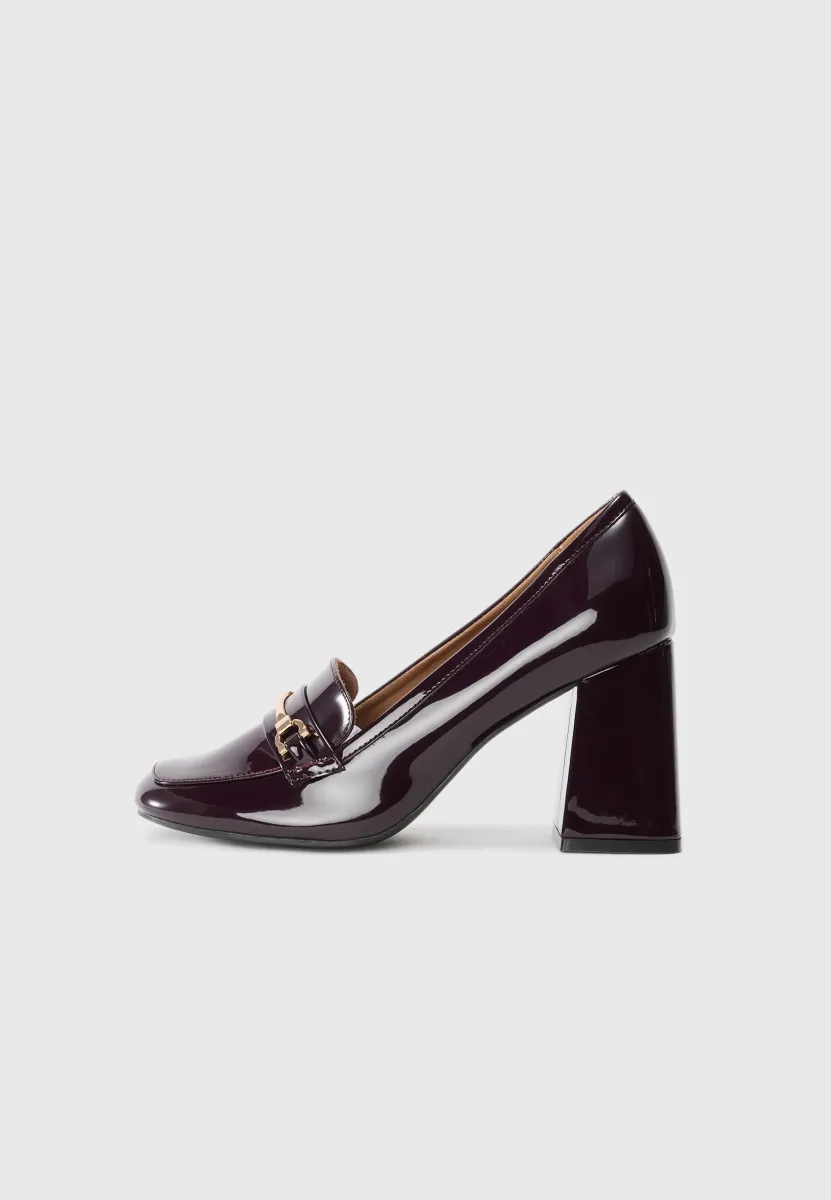 High Heel Pumps - burgundy