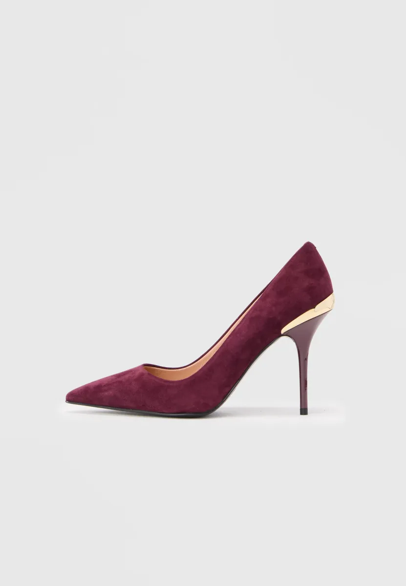 High Heel Pumps - burgundy