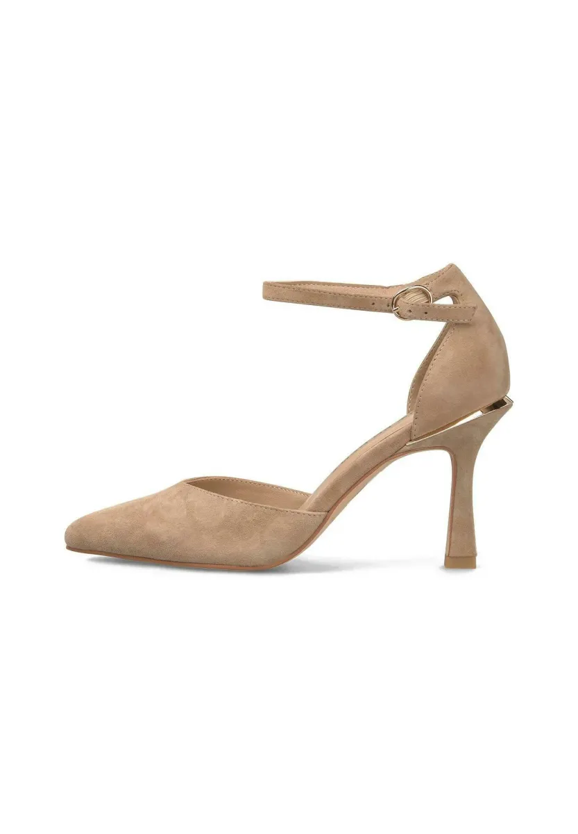 High Heel Pumps - camel
