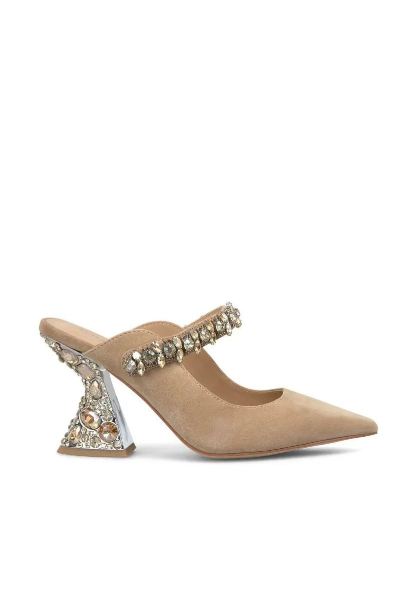 High Heel Pumps - Camel