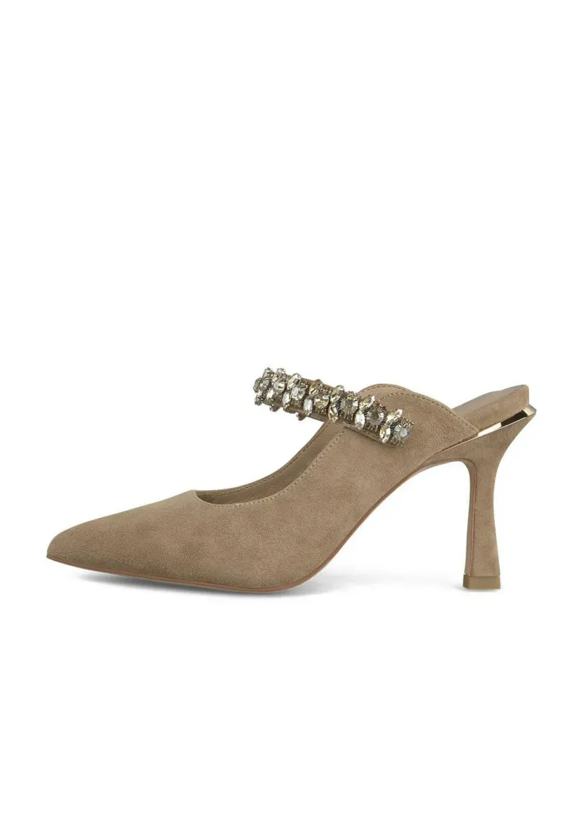 High Heel Pumps - Camel