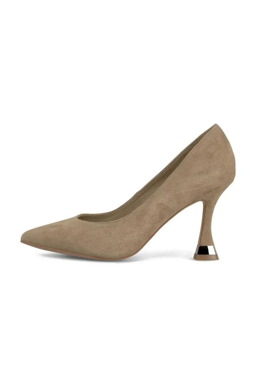 High Heel Pumps - Camel