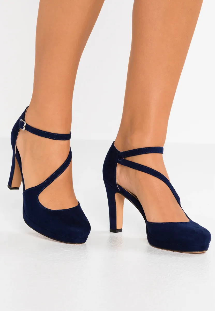High Heel Pumps - dark blue