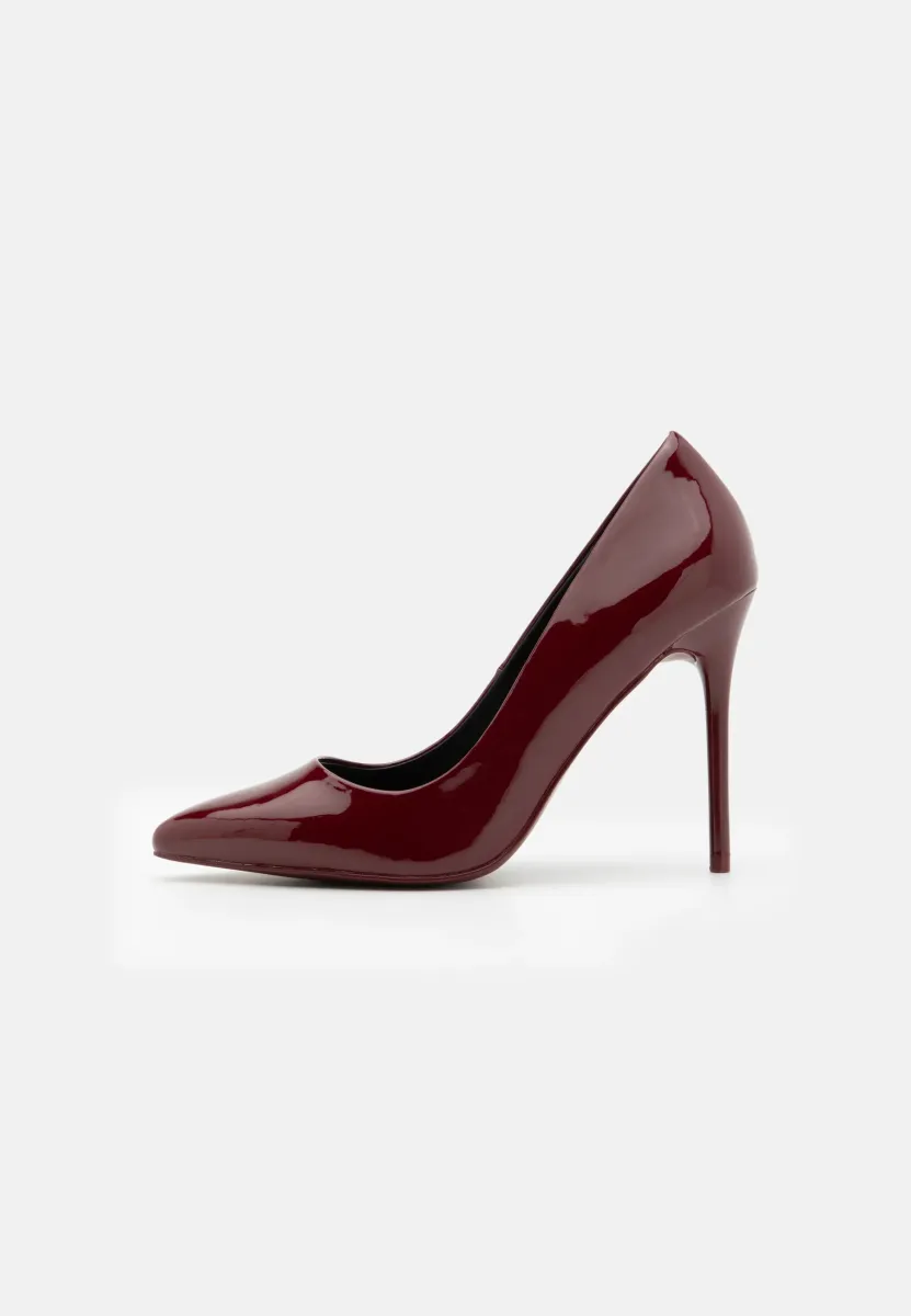 High Heel Pumps - dark red