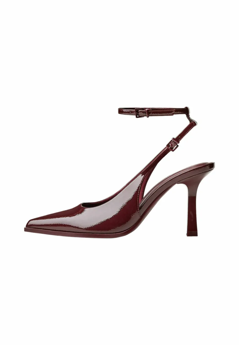 High Heel Pumps - dark red