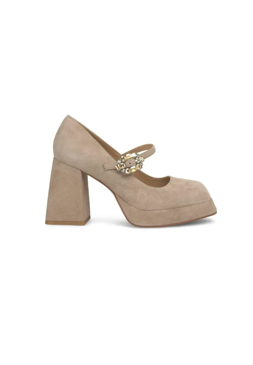 High Heel Pumps - marrón jaspeado