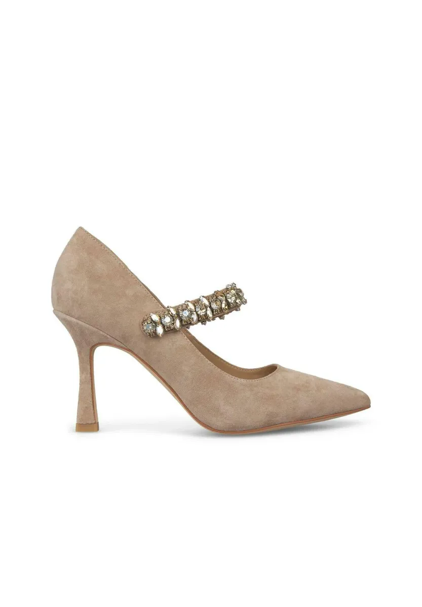 High Heel Pumps - marrón jaspeado