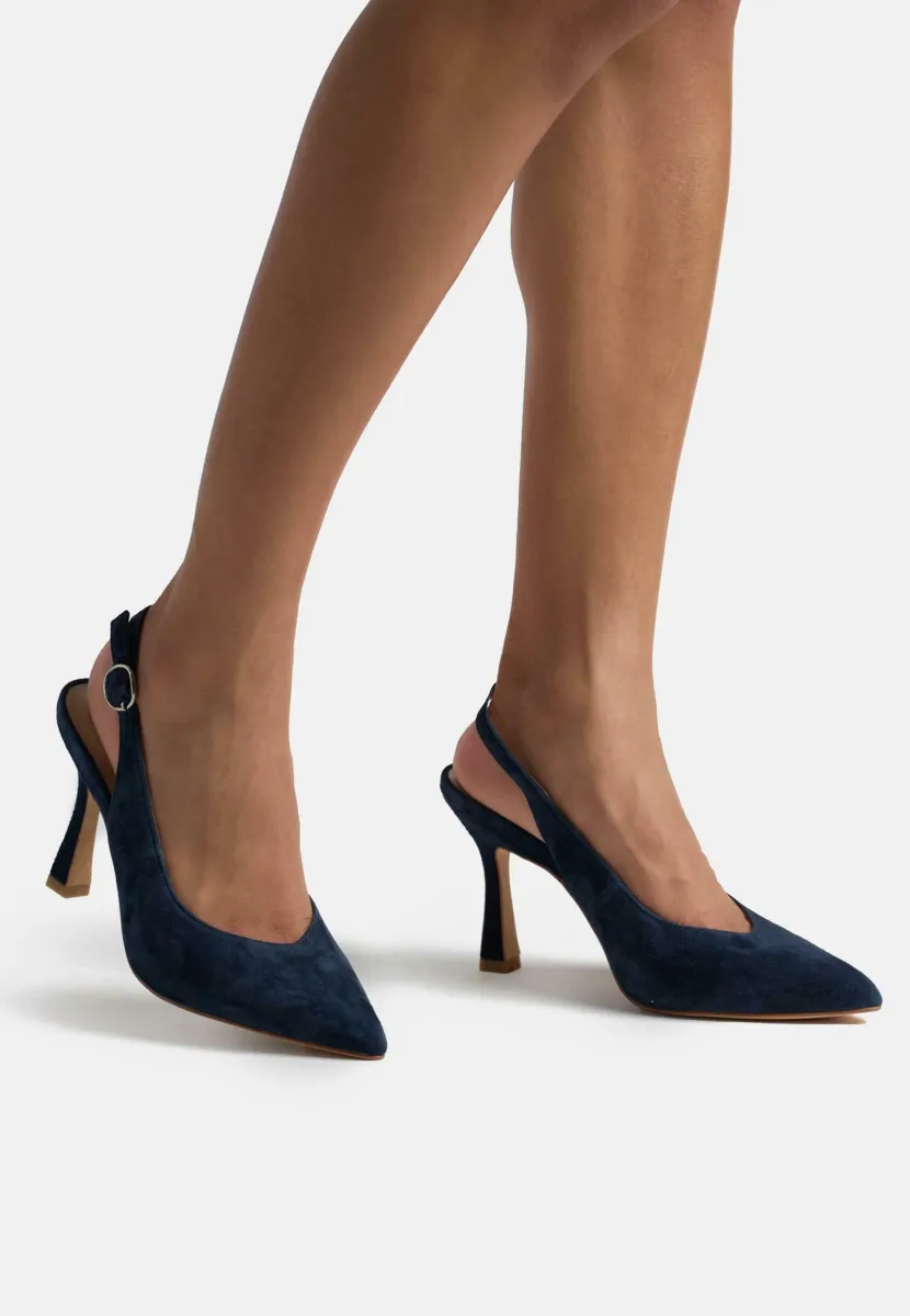 High Heel Pumps - navy blue