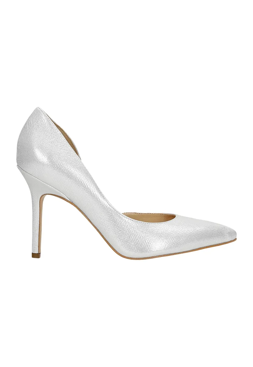 High Heel Pumps - silver coloured