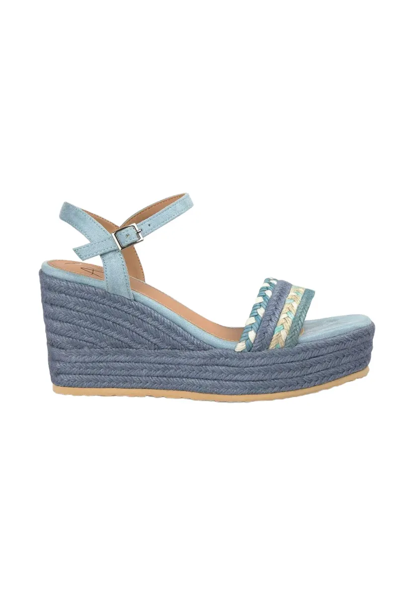 High Heel Sandalette - azul