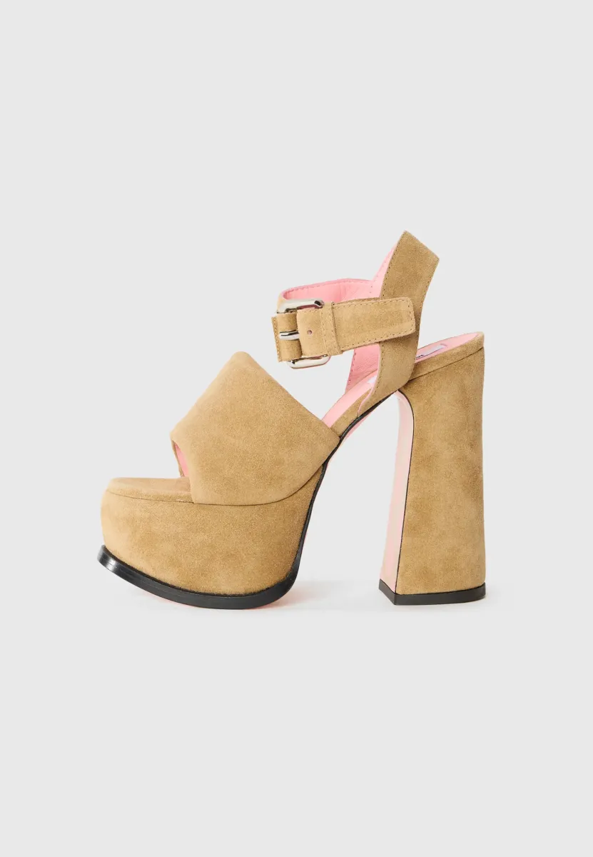 High Heel Sandalette - beige