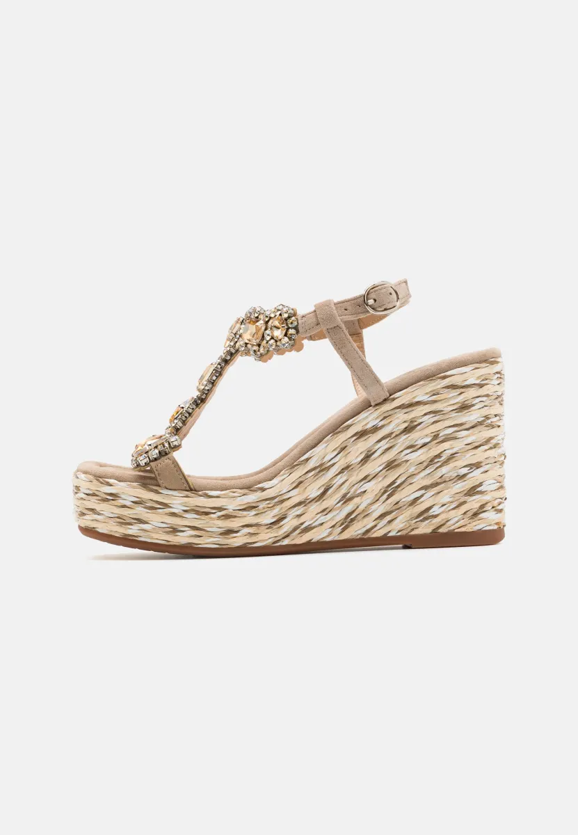 High Heel Sandalette - beige