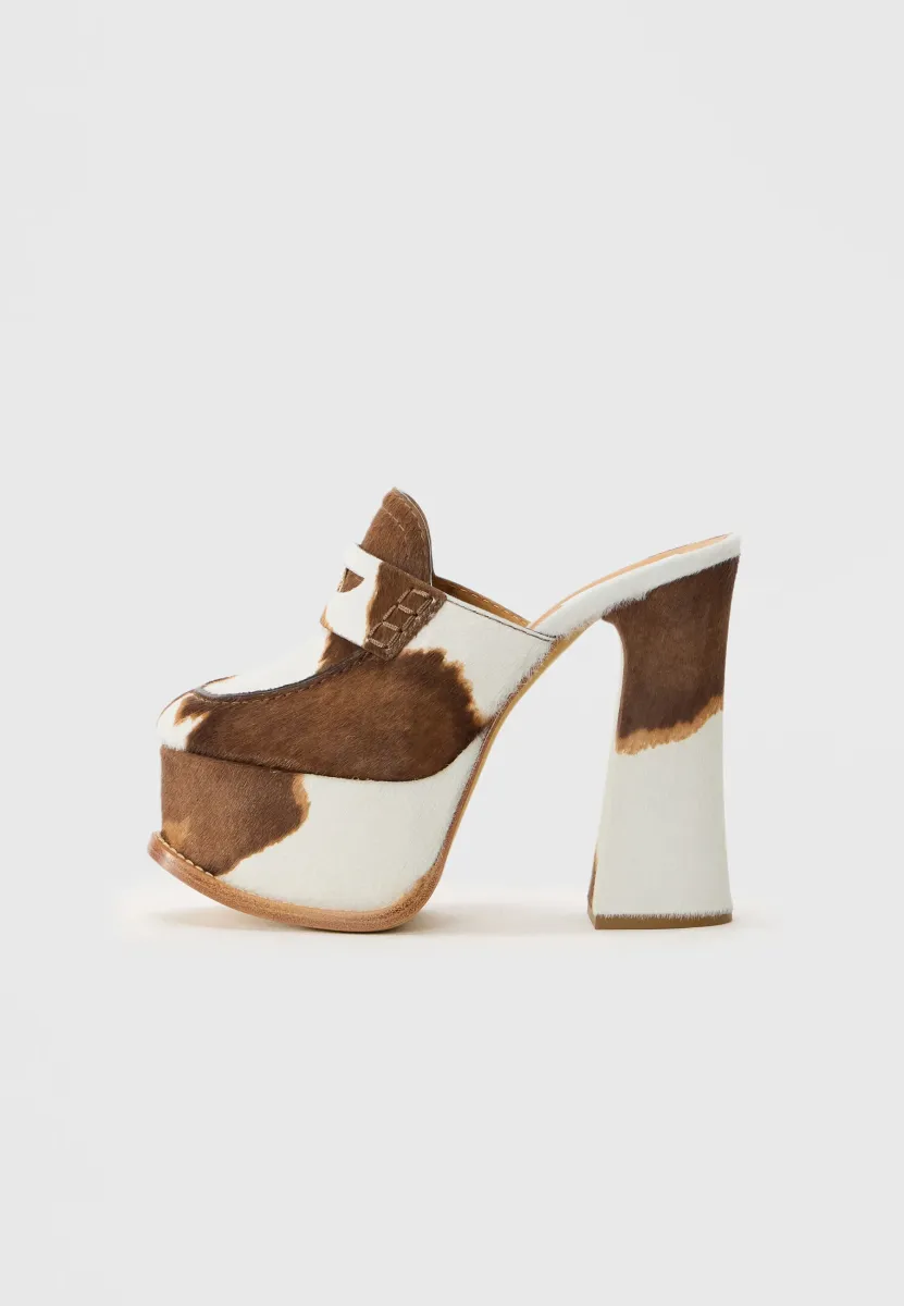 High Heel Sandalette - bianco