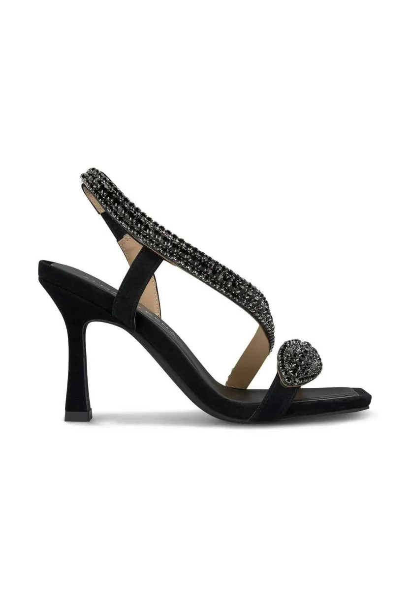 High Heel Sandalette - black