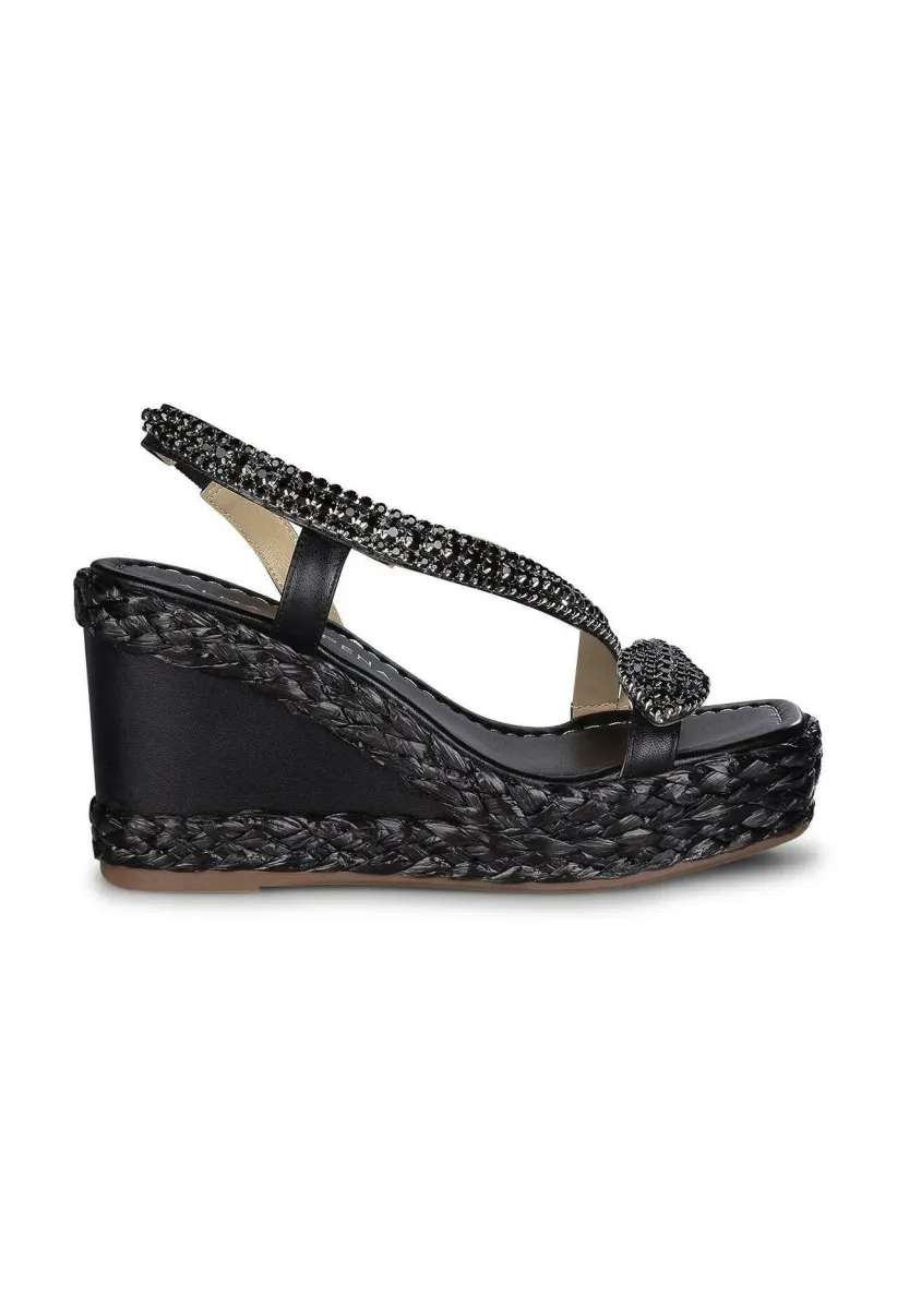 High Heel Sandalette - black