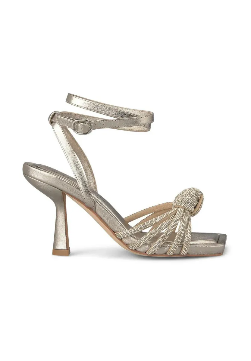 High Heel Sandalette - bronce