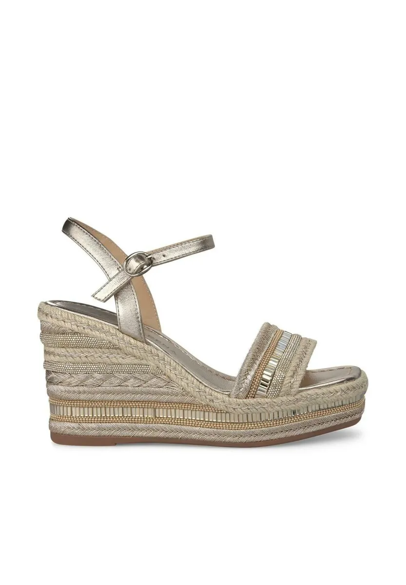 High Heel Sandalette - bronce