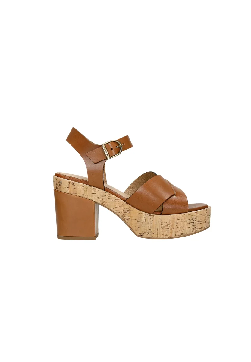 High Heel Sandalette - brown