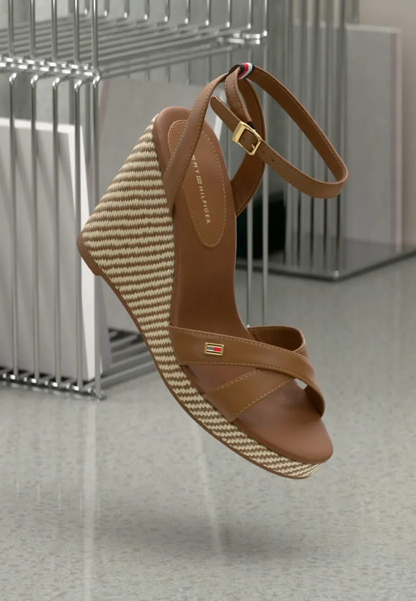 High Heel Sandalette - cognac