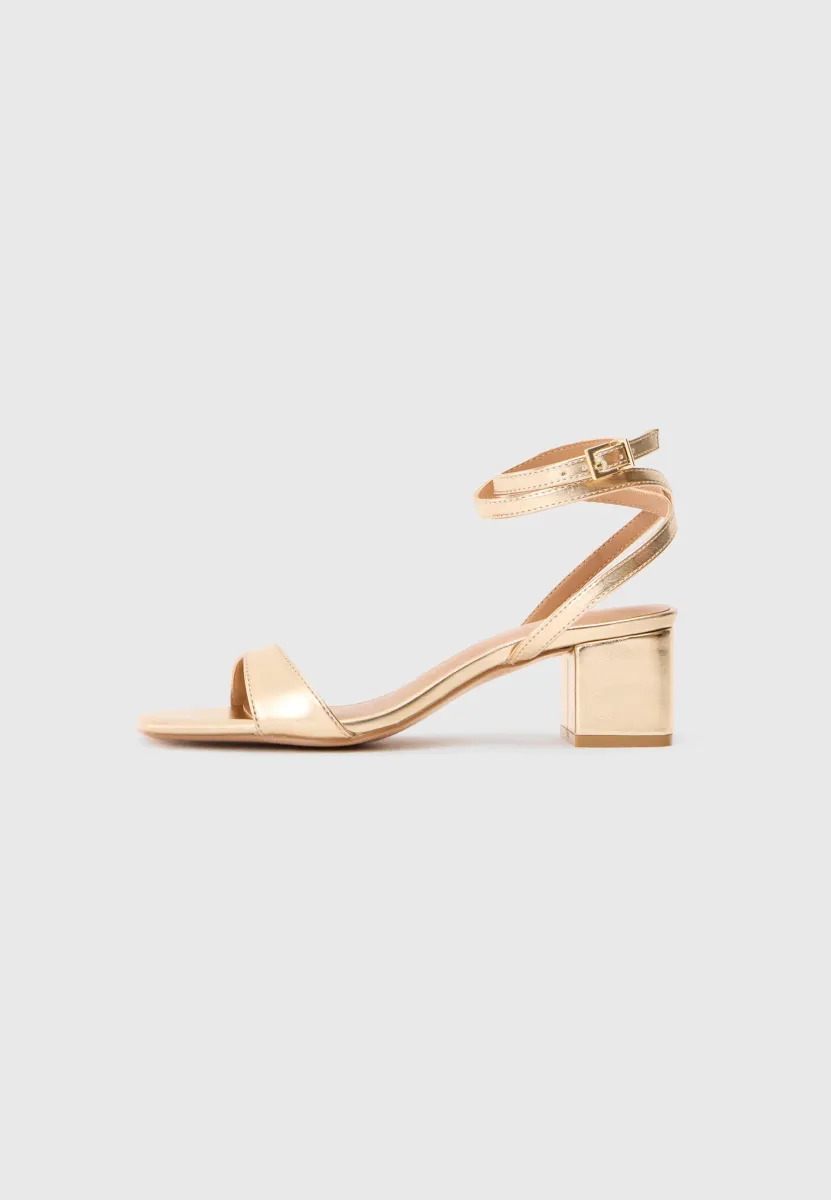 High Heel Sandalette - gold-coloured