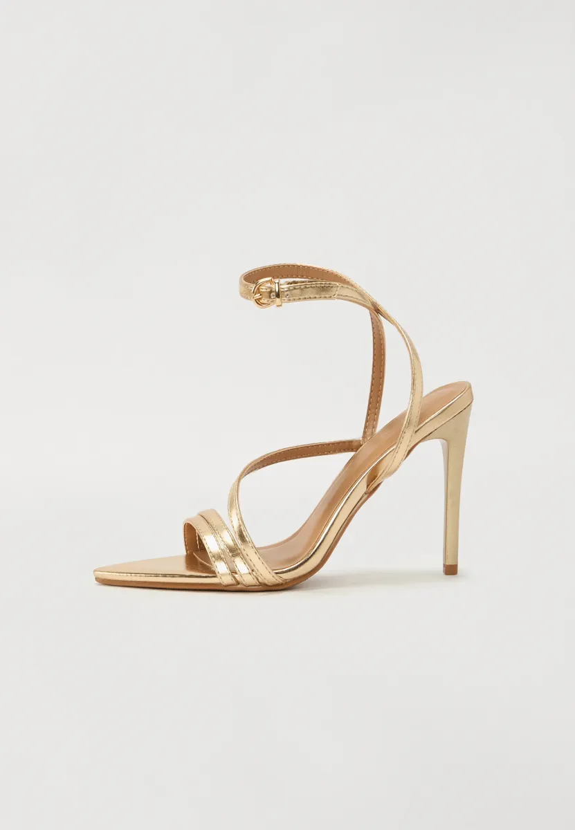 High Heel Sandalette - gold