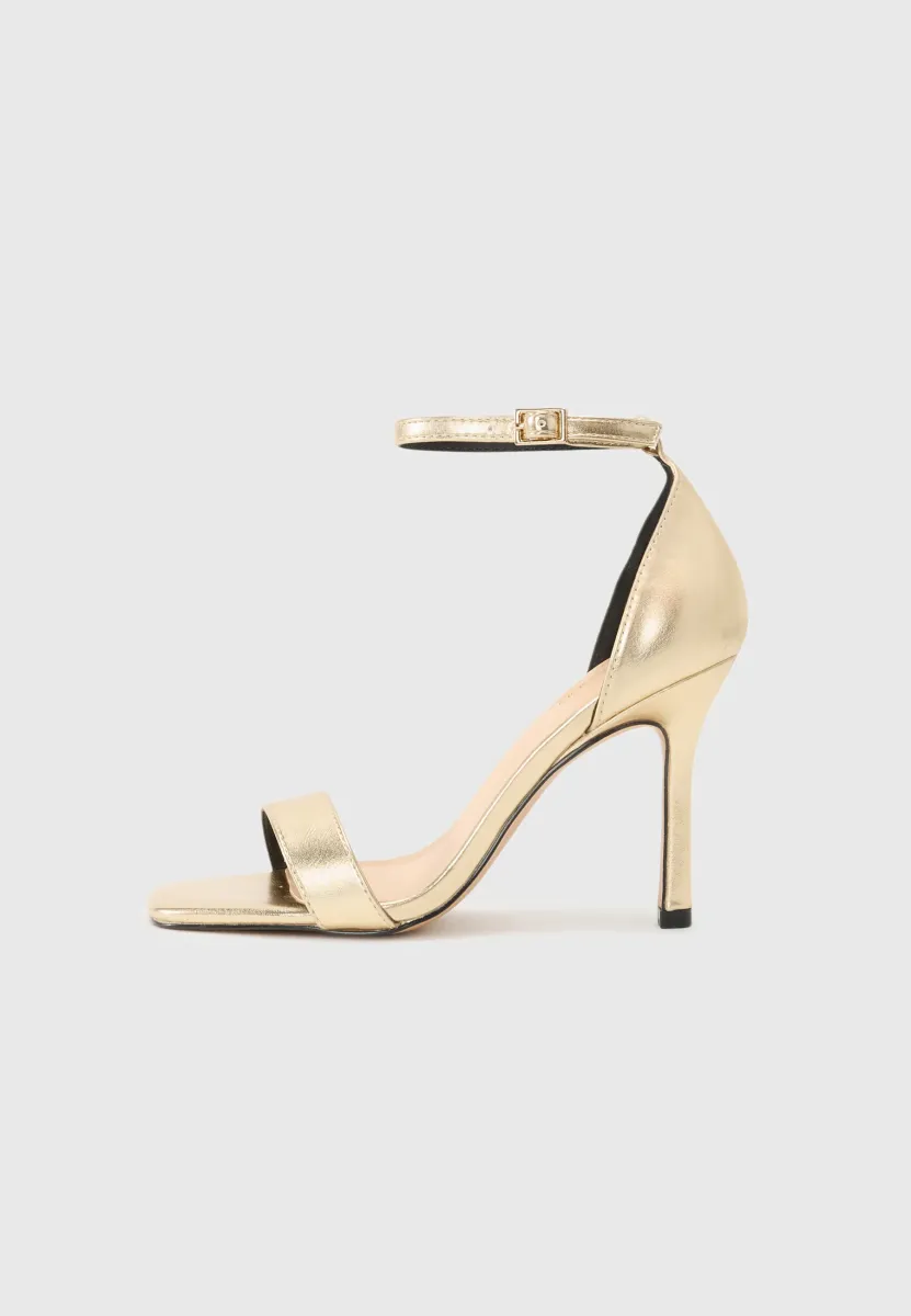 High Heel Sandalette - gold