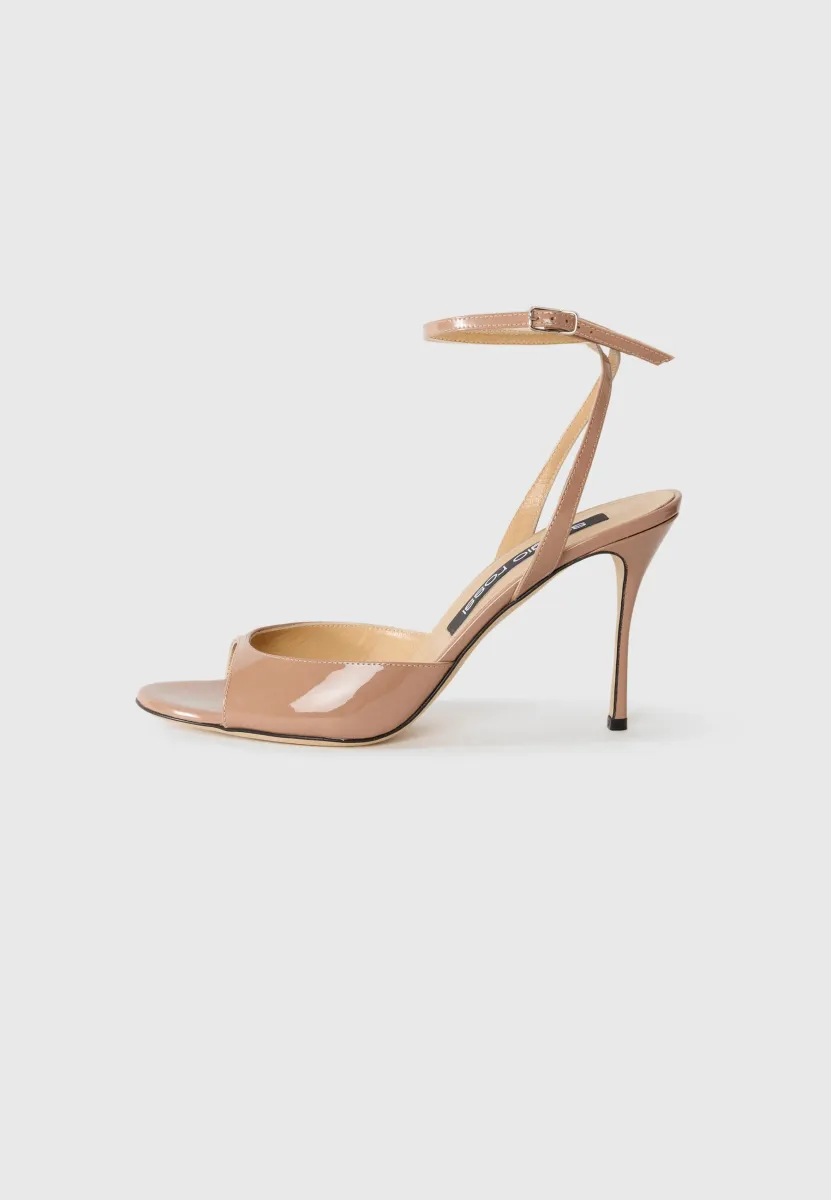 High Heel Sandalette - light brown