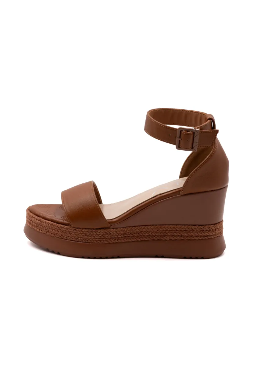 High Heel Sandalette - light brown