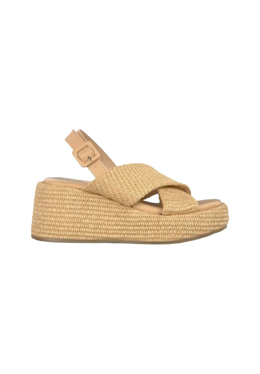 High Heel Sandalette - marrón claro