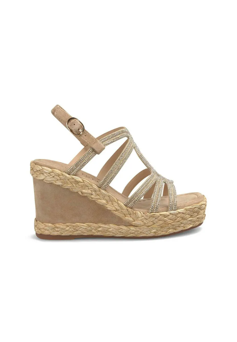 High Heel Sandalette - marrón claro