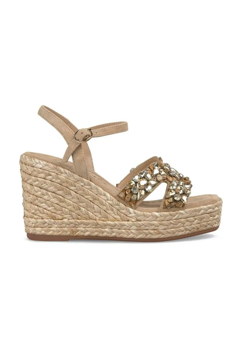 High Heel Sandalette - marrón claro