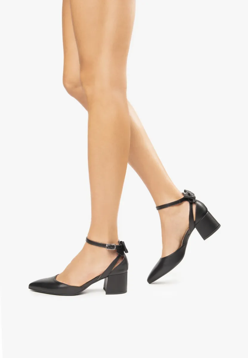 High Heel Sandalette - nero