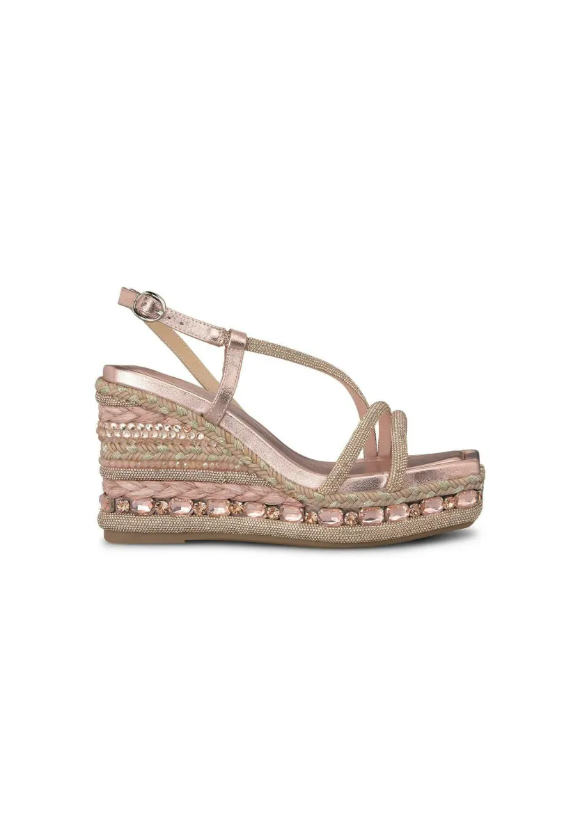 High Heel Sandalette - rosa