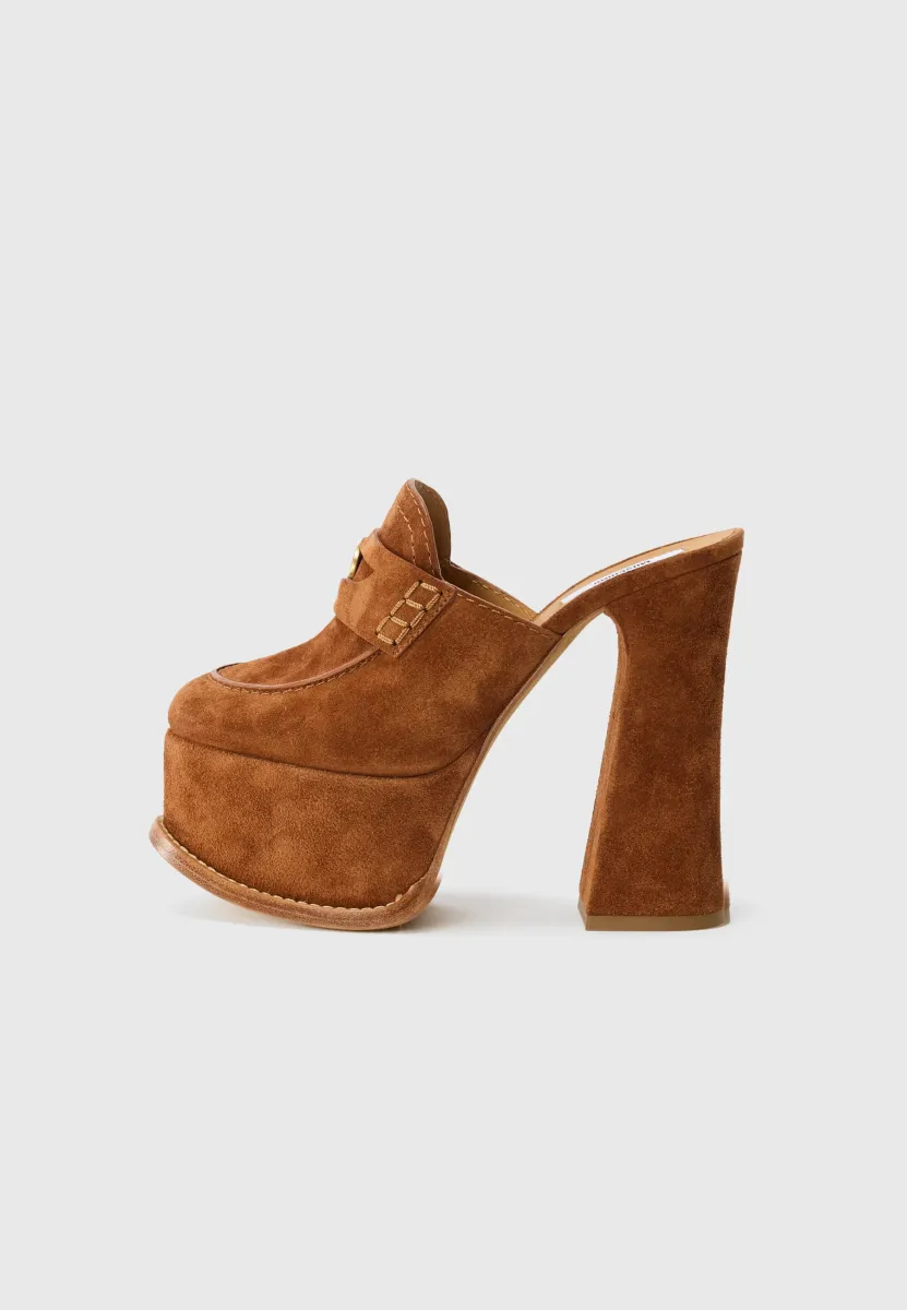 High Heel Sandalette - ruggine
