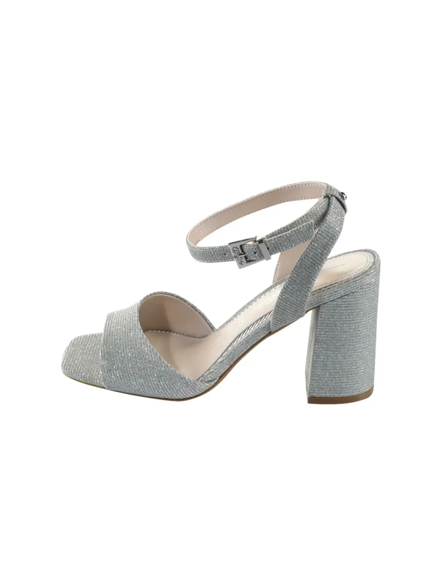 High Heel Sandalette - silver