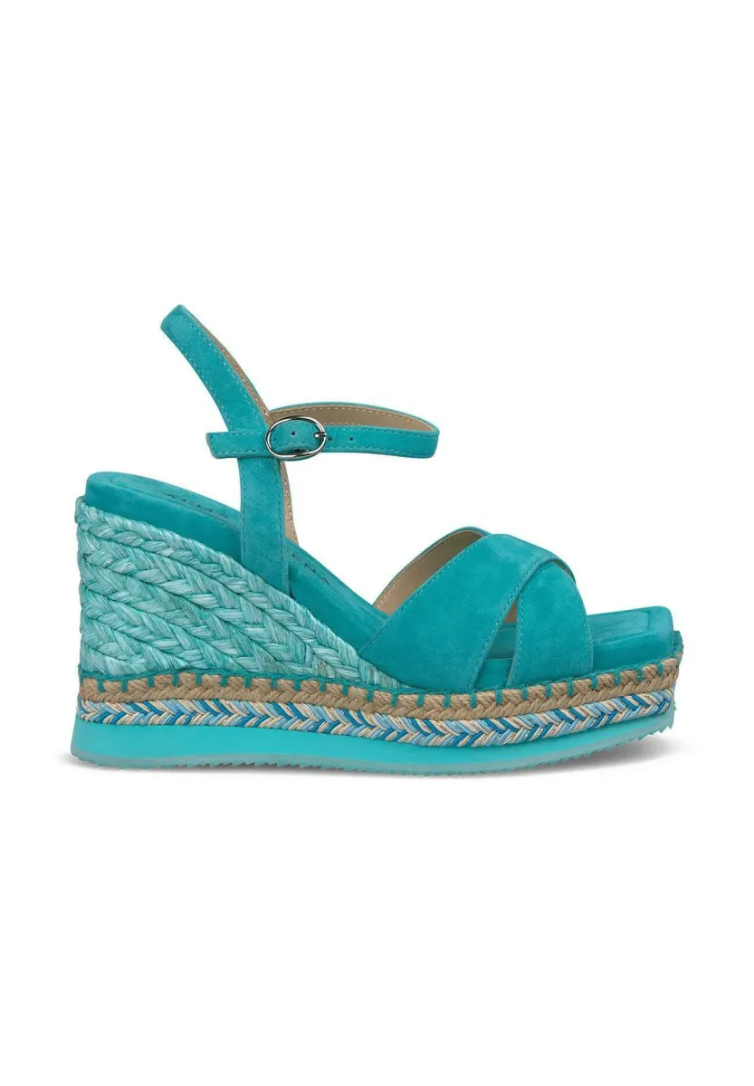 High Heel Sandalette - turquesa