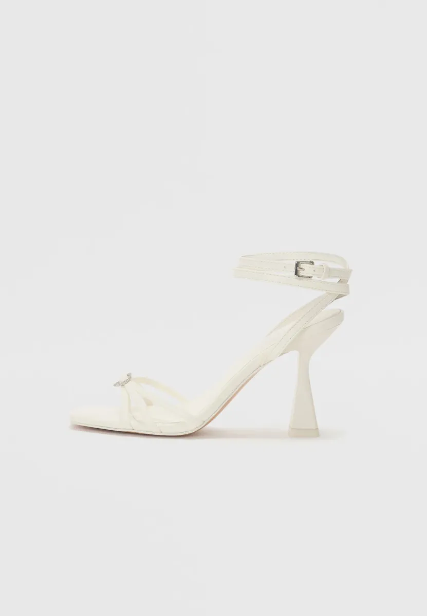 High Heel Sandalette - white