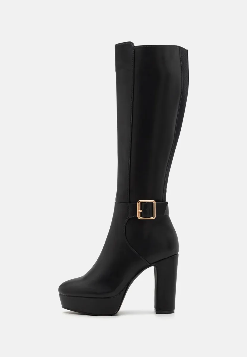 High Heel Stiefel - black