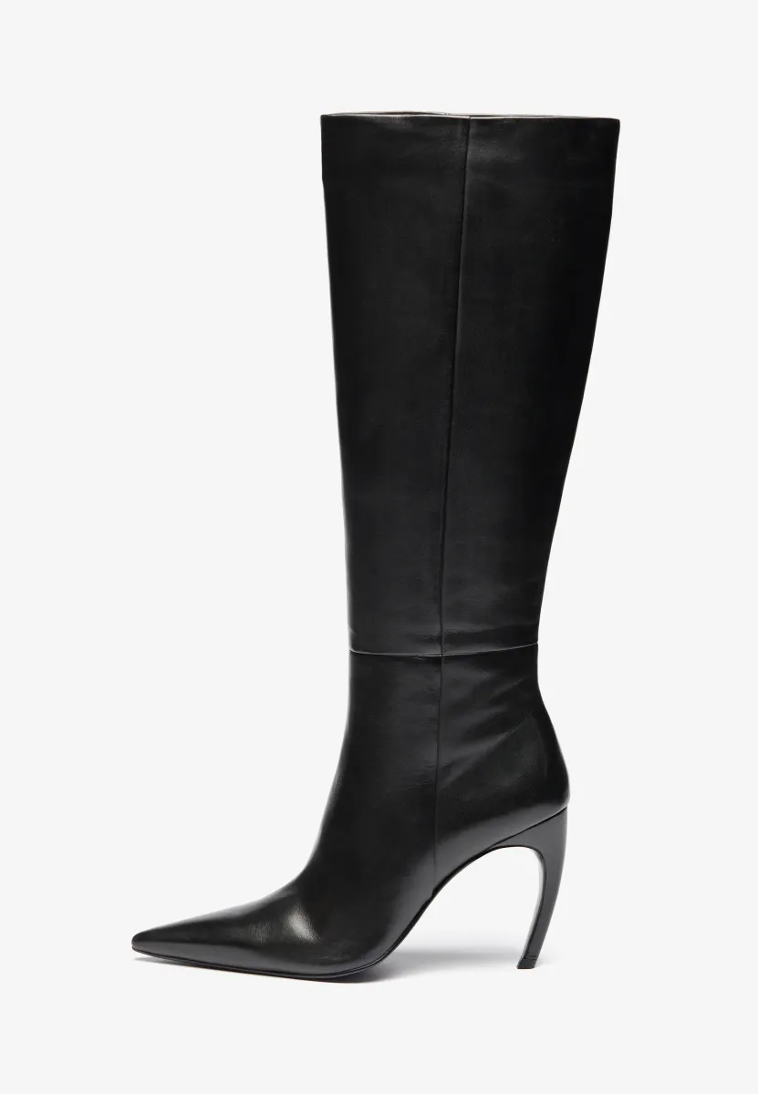High Heel Stiefel - black