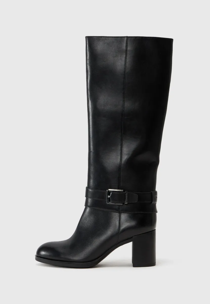 High Heel Stiefel - black