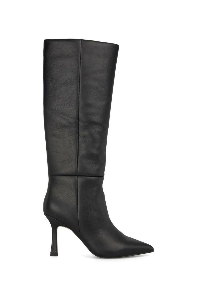 High Heel Stiefel - black