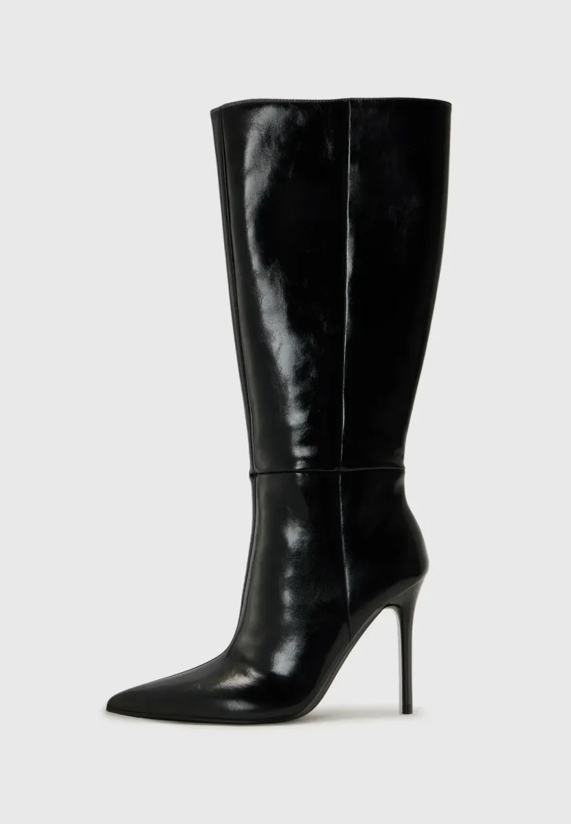 High Heel Stiefel - black