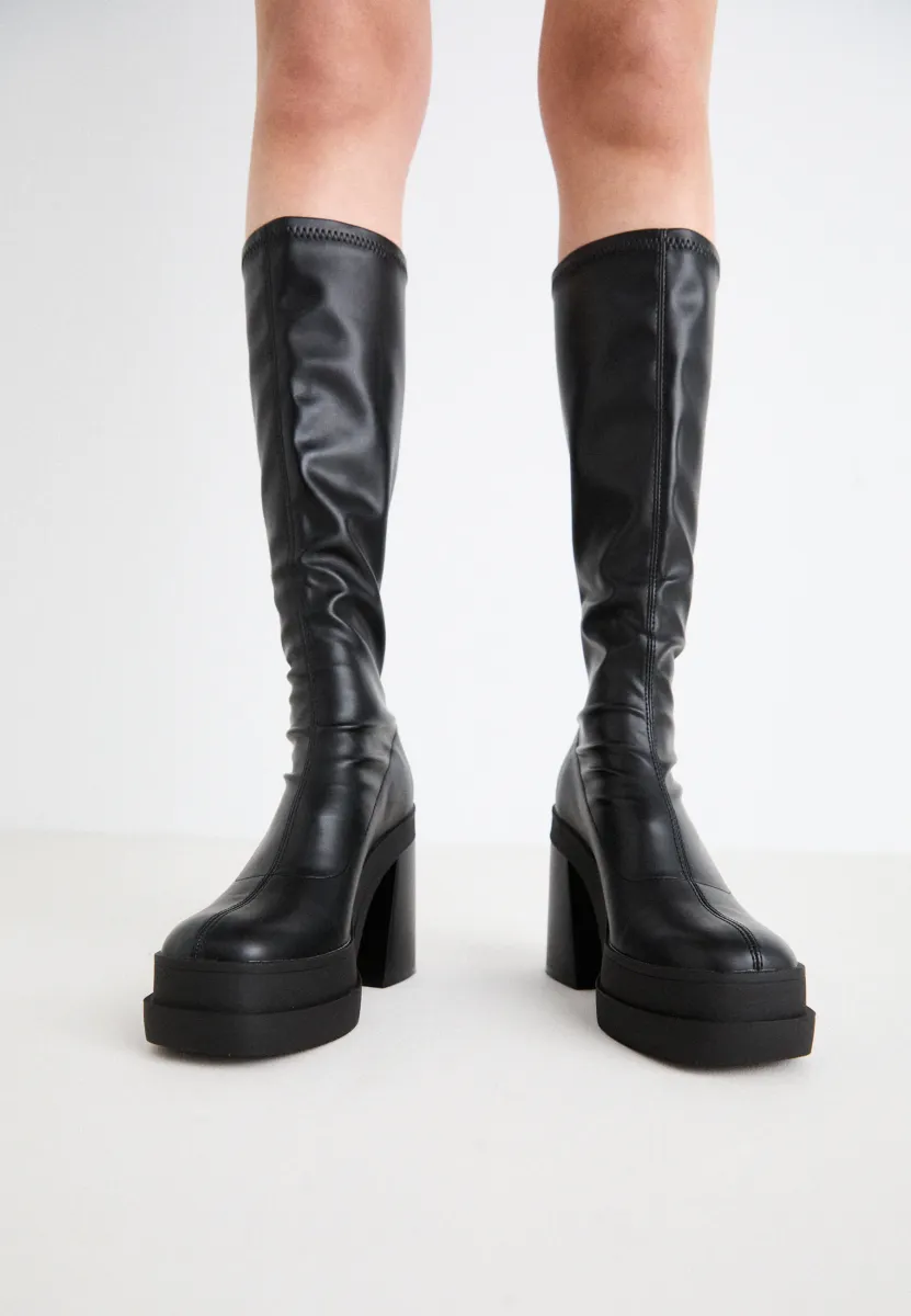 High Heel Stiefel - black