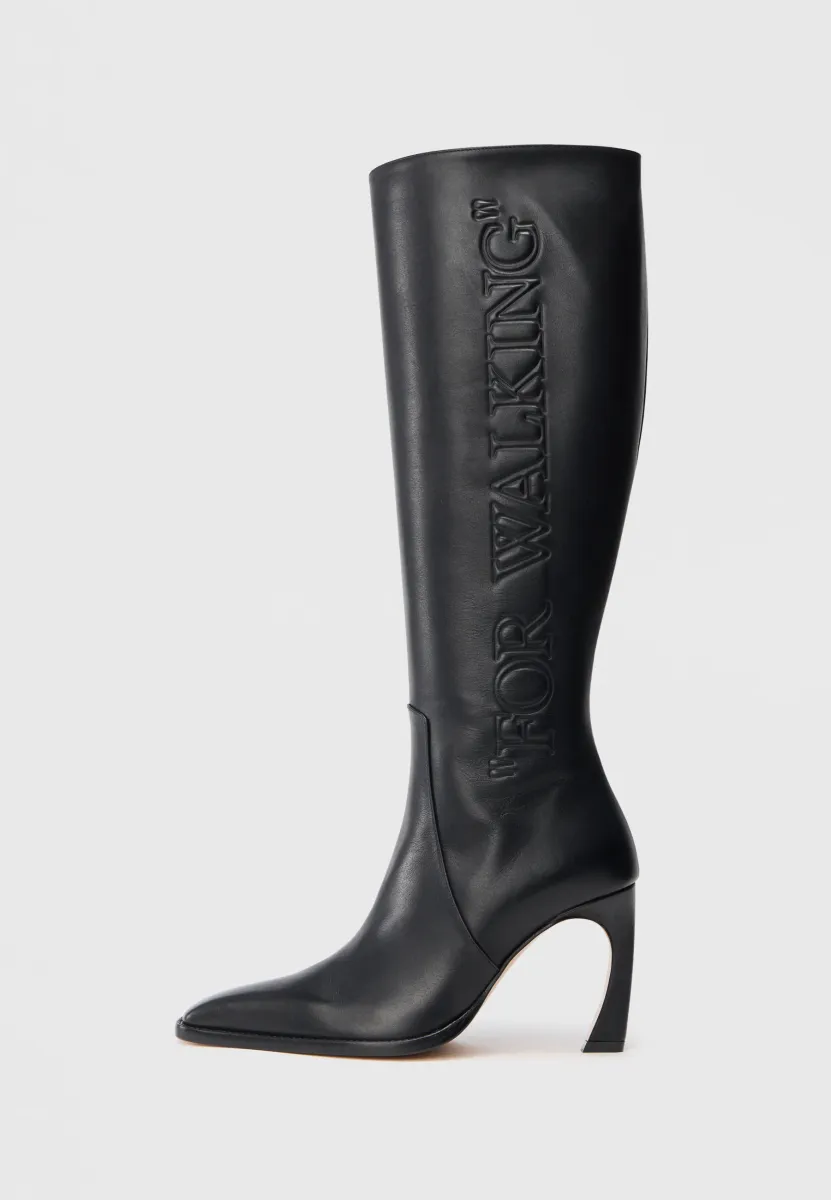 High Heel Stiefel - black