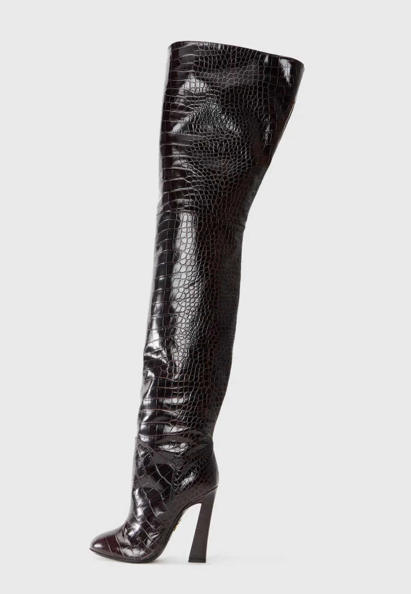 High Heel Stiefel - black